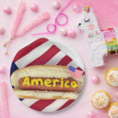 4e juli BBQ Papieren Bordje (Feest)