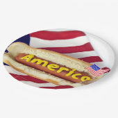 4e juli BBQ Papieren Bordje (Gekanteld)