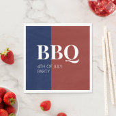 4e juli BBQ Party Servet (Insitu)