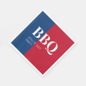 4e juli BBQ Party Servet (Hoek)