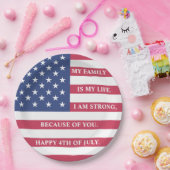 4e juli bord van het reünie-artikel van de familie (Feest)