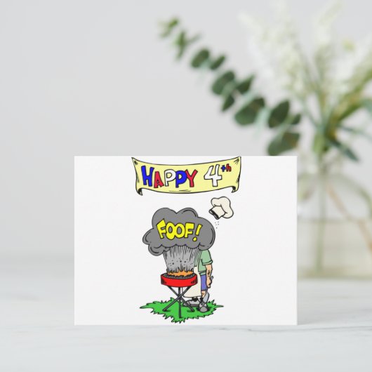 4e juli briefkaart (Staand voorkant)