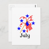 4e juli briefkaart (Voorkant / Achterkant)