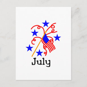 4e juli briefkaart