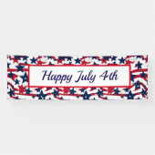 4e juli buitenbanner spandoek (Horizontaal)