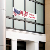 4e juli buitenbanner spandoek (Buitenkant Gebouw)