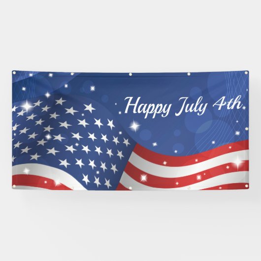 4e juli buitenbanner spandoek (Horizontaal)