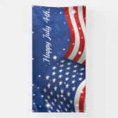 4e juli buitenbanner spandoek (Verticaal)