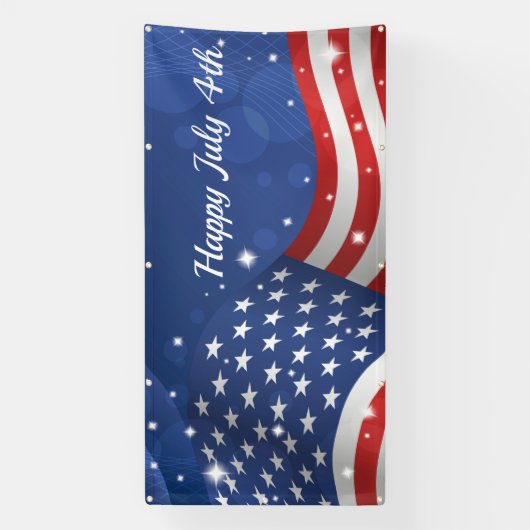 4e juli buitenbanner spandoek (Verticaal)
