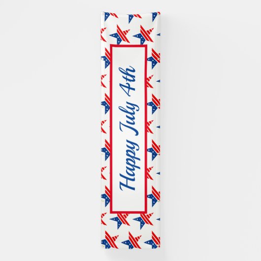 4e juli buitenbanner spandoek (Verticaal)