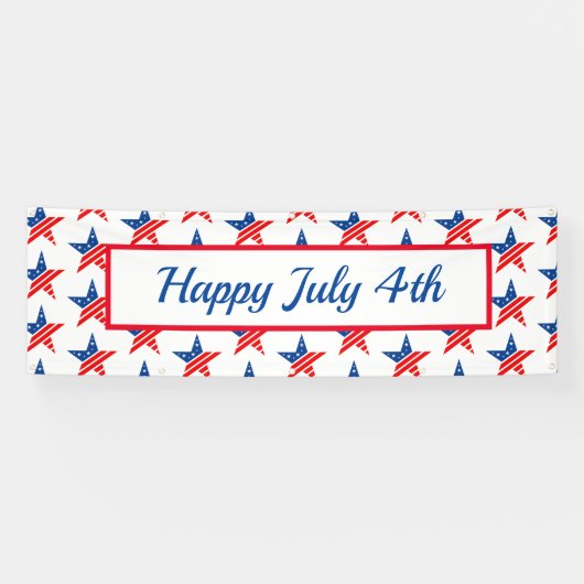 4e juli buitenbanner spandoek (Horizontaal)
