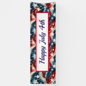 4e juli buitenbanner spandoek (Verticaal)