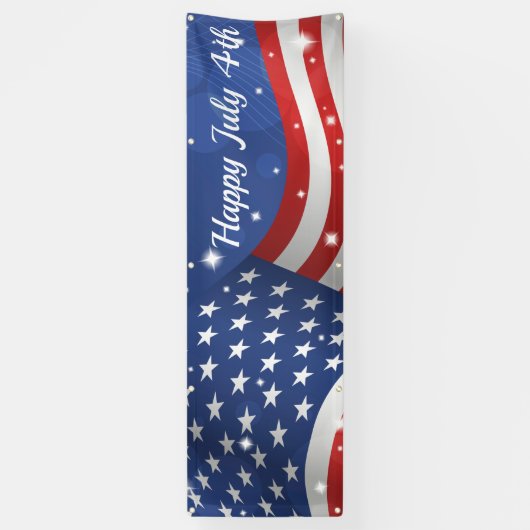 4e juli buitenbanner spandoek (Verticaal)