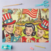  4e juli Family Comics Tissuepapier (Craft)