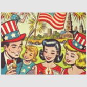  4e juli Family Comics Tissuepapier (Voorkant)