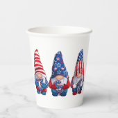 4e juli Gnomen Papieren Bekers (Achterkant)