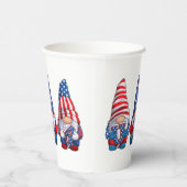 4e juli Gnomen Papieren Bekers (Rechts)