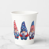 4e juli Gnomen Papieren Bekers (Voorkant)