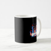 4e juli Gnomes patriottic American Flag Cute Gn Koffiemok (Voorkant rechts)