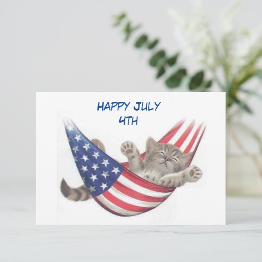 4e juli kaart (Staand voorkant)