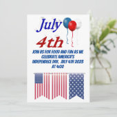 4e juli kaart (Staand voorkant)