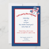 4e juli kaart (Achterkant)