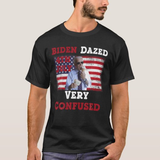4e juli krijgt het meeste verwarring, grappig poli t-shirt (Voorkant)
