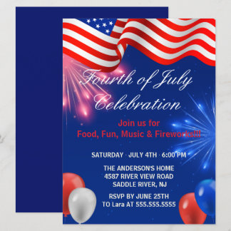 4e juli Onafhankelijkheidsdag Kaart