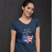 4e JULI - Onafhankelijkheidsdag ontwerp T-shirt