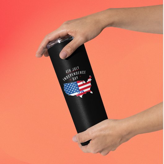 4e JULI - Onafhankelijkheidsdag ontwerp Thermosbeker