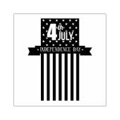 4e juli Onafhankelijkheidsdag Rubber Stamp Rubberstempel (Afrduk)