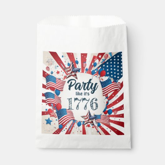 4e juli Partij Bedankzakje (Voorkant)