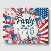 4e juli Partij Gastenboek (Achterkant)