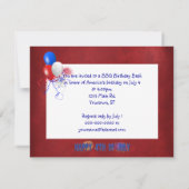 4e juli Partij Kaart (Achterkant)