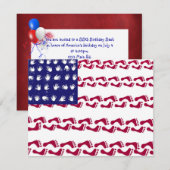 4e juli Partij Kaart (Voorkant / Achterkant)