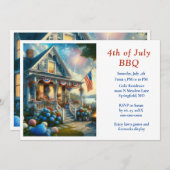 4e juli Partij Kaart (Voorkant / Achterkant)