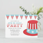 4e juli Partij Kaart (Staand voorkant)