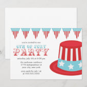 4e juli Partij Kaart (Voorkant / Achterkant)