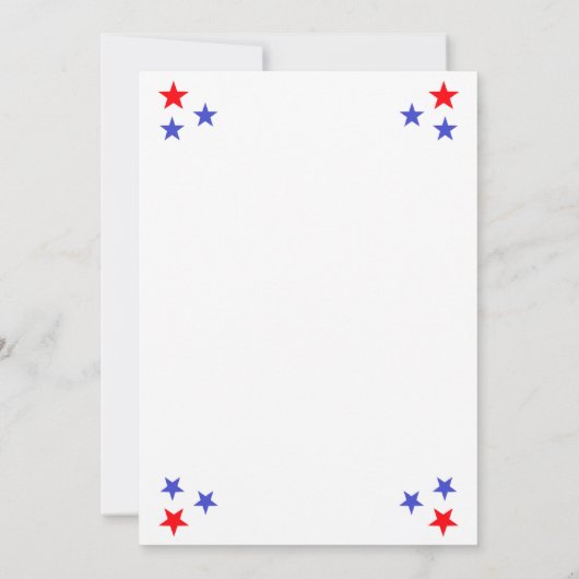 4e juli Partij Kaart (Achterkant)