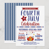 4e juli Partij Kaart (Voorkant / Achterkant)