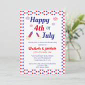 4e juli Partij Kaart (Staand voorkant)