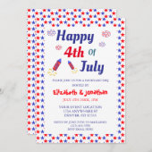 4e juli Partij Kaart (Voorkant / Achterkant)