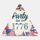 4e juli Partij Sticker (Voorkant)