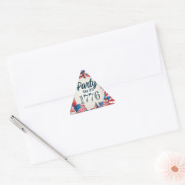 4e juli Partij Sticker