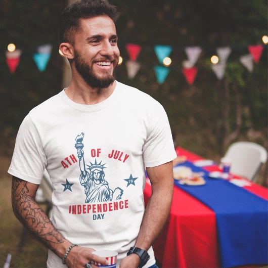 4e juli Partij T-shirt