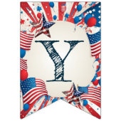 4e juli Partij Vlaggetjes (Eerste vlag)