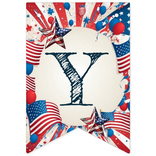 4e juli Partij Vlaggetjes (Eerste vlag)