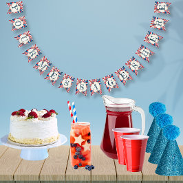 4e juli Partij Vlaggetjes