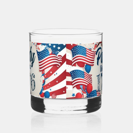 4e juli Partij Whisky Glas (Rechts)