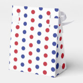 4e juli Polka Dot Pattern Favor Box Bedankdoosjes (Achterkant)